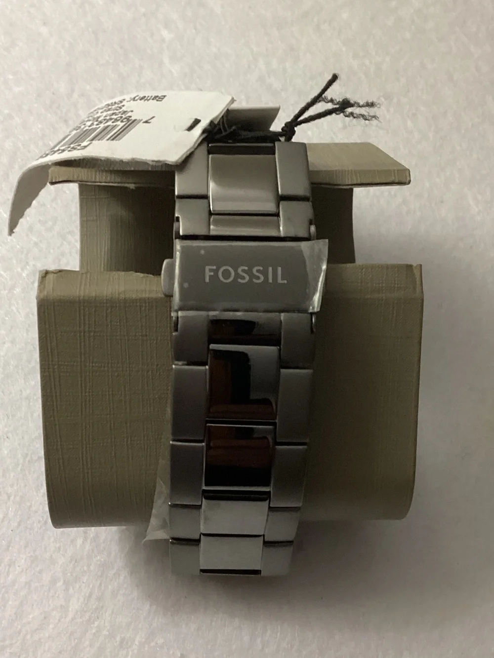 Fossil Minimalist Smoke Stainless Steel Bracelet Watch 44mm